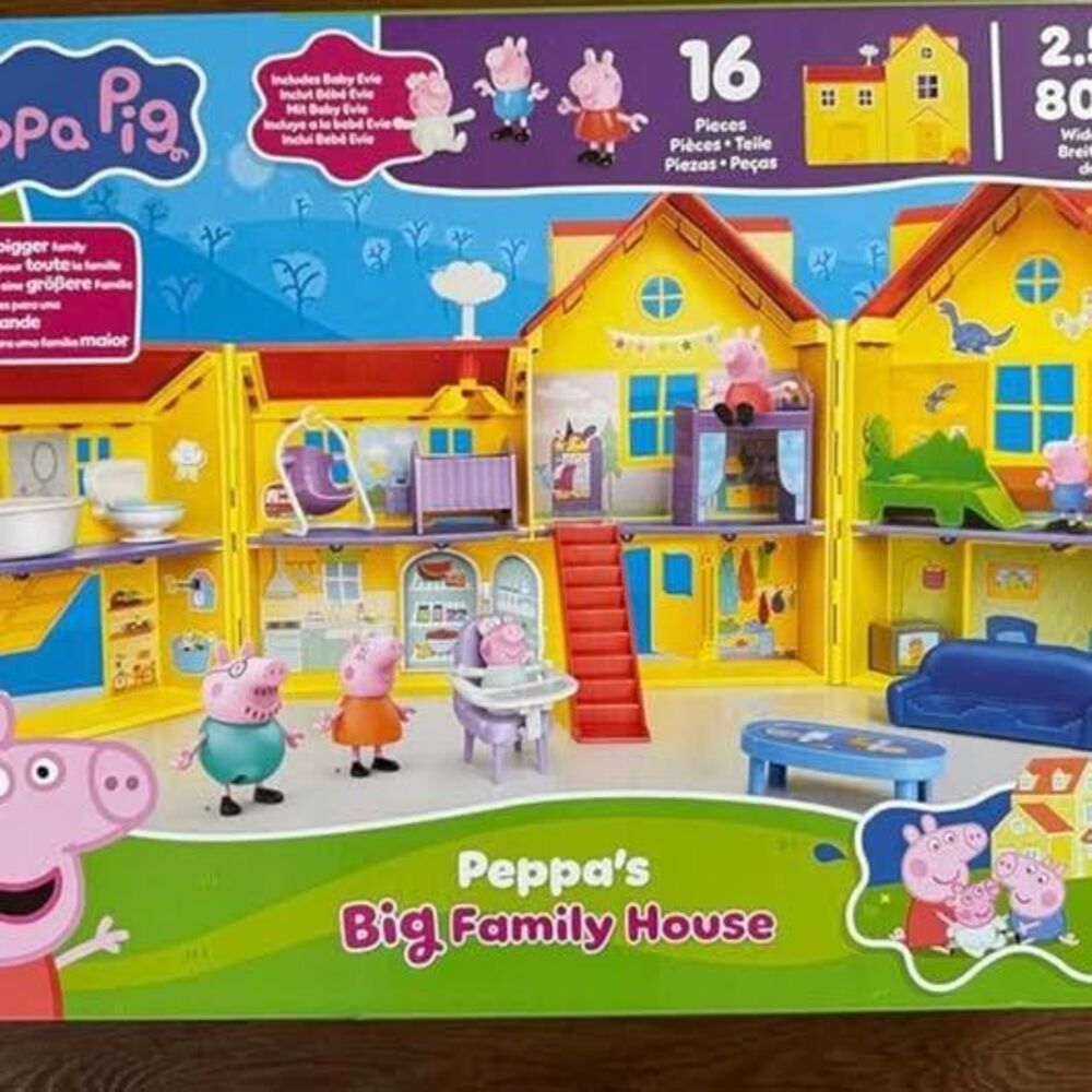 Peppa Pig Peppa's Big Family House Playset - new in box